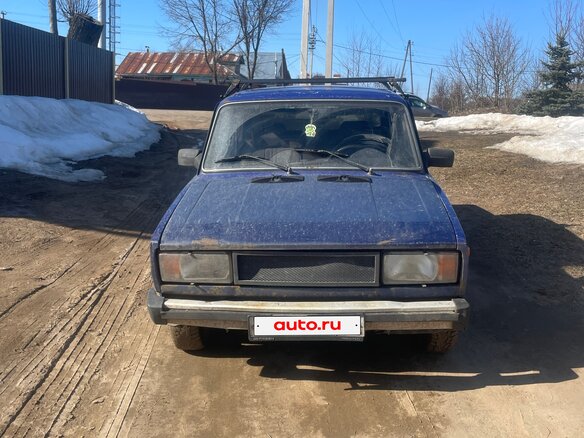 2002 Lada (ВАЗ) 2105, голубой, 110000 рублей
