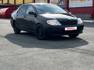 2003 Toyota Corolla IX (E120, E130), чёрный, 310000 рублей, вид 2