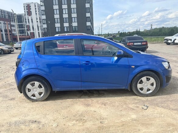 2012 Chevrolet Aveo II, синий - вид 1