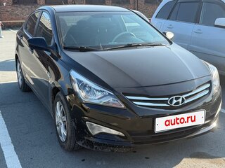 2016 Hyundai Solaris I Рестайлинг, чёрный, 950000 рублей, вид 2
