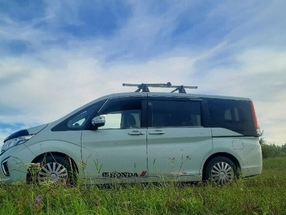 2015 Honda Stepwgn V, серый, 1550000 рублей - вид 8