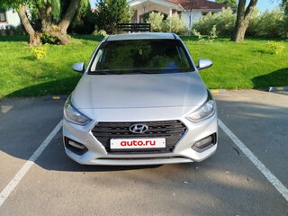 2017 Hyundai Solaris II, серебристый, 1200000 рублей, вид 5