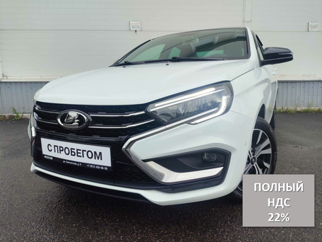 2025 Lada (ВАЗ) Vesta I Рестайлинг (NG), белый, 1500000 рублей, вид 1