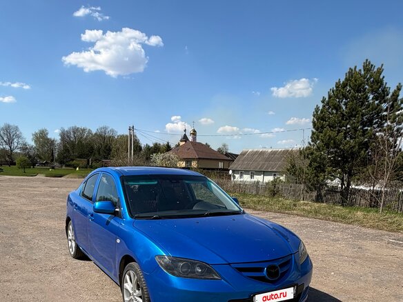 2006 Mazda 3 I (BK) Рестайлинг, синий - вид 1