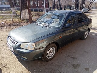 2008 Hyundai Accent ТагАЗ II, серый, 410000 рублей, вид 1