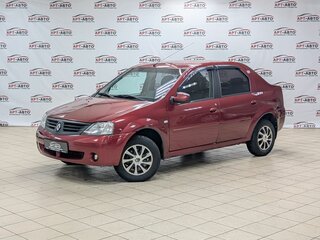 2008 Renault Logan I, красный, 299000 рублей, вид 1