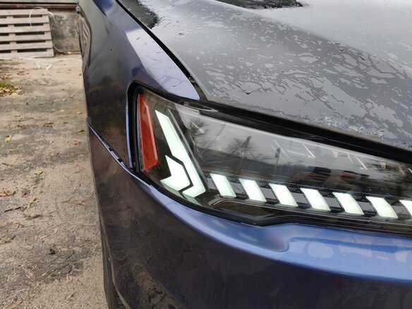 2007 Mitsubishi Lancer X, синий, 450000 рублей - вид 7