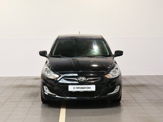 2011 Hyundai Solaris I, чёрный, 569000 рублей, вид 3