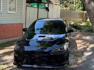 2008 Mitsubishi Lancer X, чёрный, 1000000 рублей, вид 3