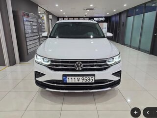 2022 Volkswagen Tiguan II Рестайлинг, белый, 2930000 рублей, вид 2