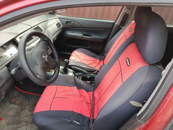 2006 Mitsubishi Lancer IX Рестайлинг, красный, 220000 рублей - вид 4