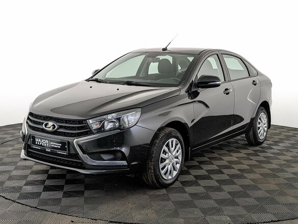 2017 Lada (ВАЗ) Vesta I, чёрный, 815000 рублей