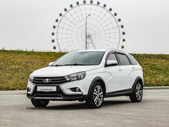 2018 Lada (ВАЗ) Vesta SW Cross I, белый, 1200000 рублей