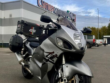2001 Suzuki GSX 1300 R Hayabusa, серый, 650000 рублей, вид 4