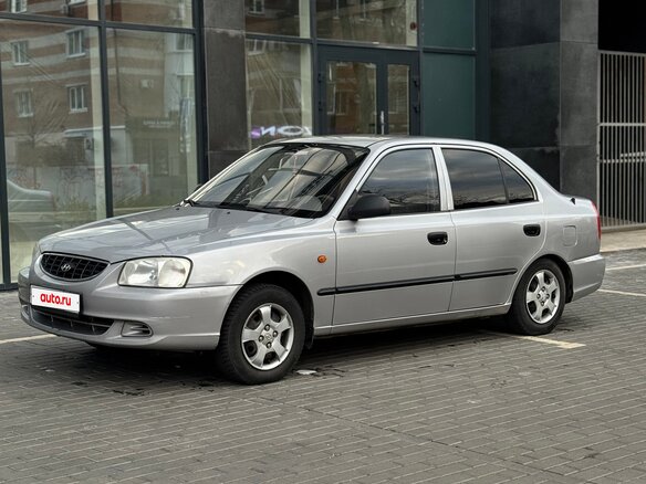 2004 Hyundai Accent ТагАЗ II, серебристый, 570000 рублей - вид 5