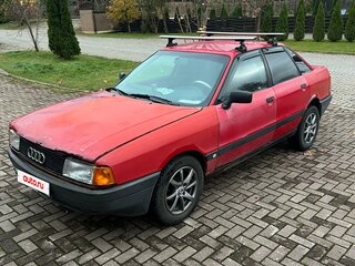 1991 Audi 80 IV (B3), красный, 80000 рублей, вид 1