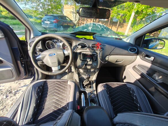 2010 Ford Focus II Рестайлинг, синий, 500000 рублей - вид 5