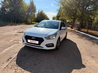 2017 Hyundai Solaris II, белый, 1150000 рублей, вид 2