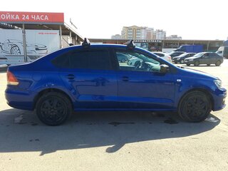 2019 Volkswagen Polo V Рестайлинг, синий, 999000 рублей, вид 2