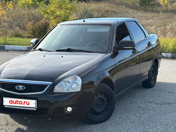 2014 Lada (ВАЗ) Priora I Рестайлинг, чёрный, 460000 рублей - вид 7