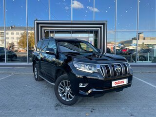 2018 Toyota Land Cruiser Prado 150 Series Рестайлинг 2, чёрный, 3930000 рублей, вид 3