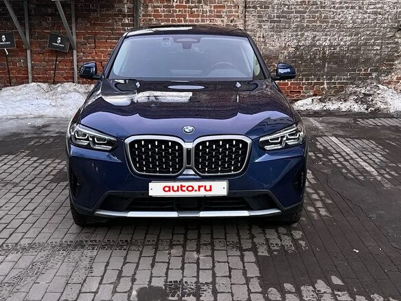 2022 BMW X4 20i II (G02) Рестайлинг, синий, 5850000 рублей - вид 1