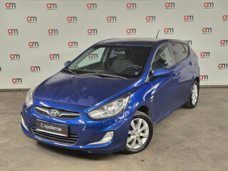 2011 Hyundai Solaris I, синий, 499000 рублей, вид 3