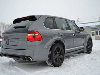 2007 Porsche Cayenne Turbo I Рестайлинг (957), серый, 1650000 рублей, вид 4