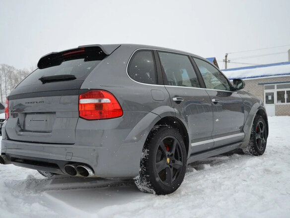 2007 Porsche Cayenne Turbo I Рестайлинг (957), серый, 1650000 рублей - вид 3