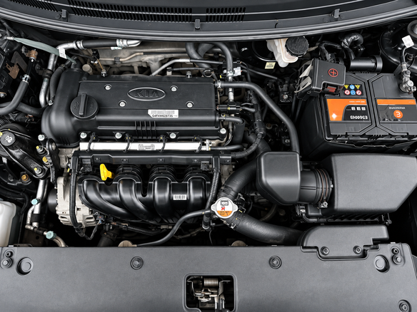 2015 Kia Rio III Рестайлинг, чёрный, 1075000 рублей - вид 13