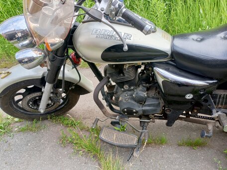 2013 Motoland Wolf 250, серебристый, 100000 рублей, вид 2