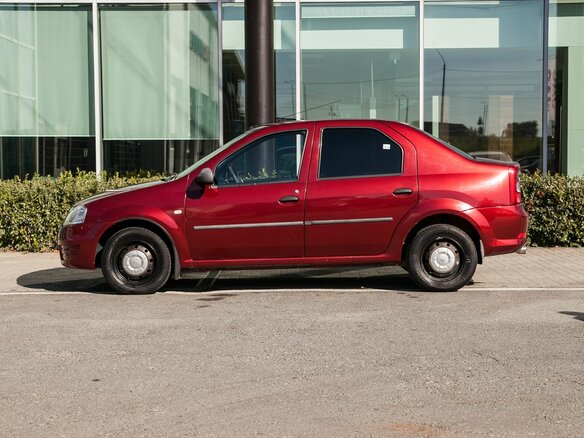 2011 Renault Logan I Рестайлинг, красный - вид 6