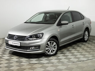 2018 Volkswagen Polo V Рестайлинг, серебристый, 1199777 рублей, вид 1