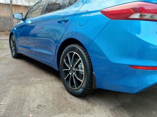 2017 Hyundai Elantra VI (AD), синий, 1020000 рублей, вид 3