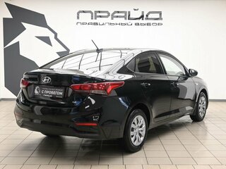 2019 Hyundai Solaris II, чёрный, 1400000 рублей, вид 3