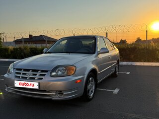 2003 Hyundai Accent II Рестайлинг, серебристый, 375000 рублей, вид 2