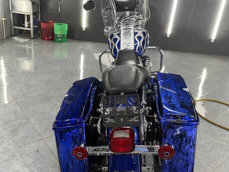 2001 Harley-Davidson Road King, синий, 980000 рублей, вид 2