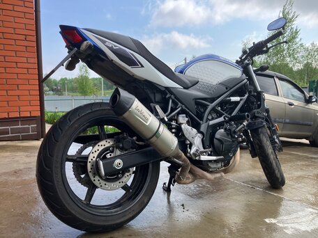 2017 Suzuki SV 650, синий, 550000 рублей, вид 2