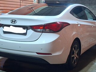 2015 Hyundai Elantra V (MD) Рестайлинг, белый, 1300000 рублей, вид 4