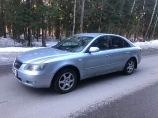 2005 Hyundai Sonata V (NF), серебристый, 425000 рублей, вид 3