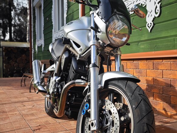 2003 Yamaha BT1100 Bulldog, серебристый, 470000 рублей - вид 16