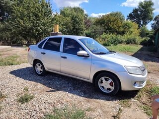 2012 Lada (ВАЗ) Granta I, серебристый, 365000 рублей, вид 2