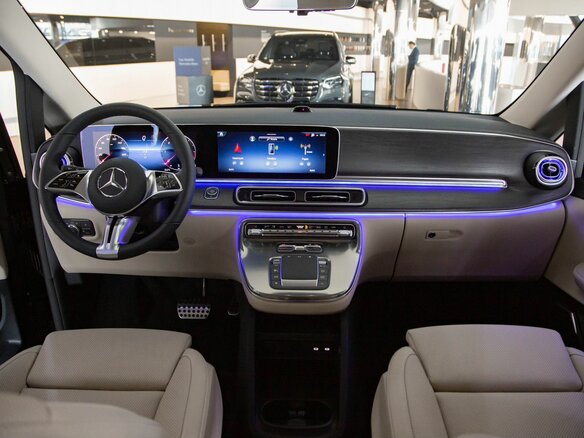 2026 Mercedes-Benz V-Класс 300 d экстра длинный III (W447) Рестайлинг 2, чёрный - вид 13