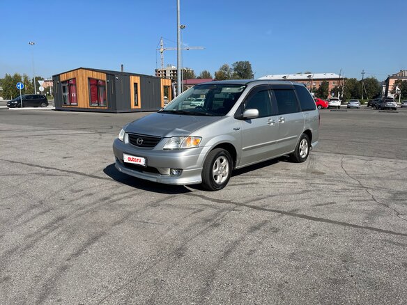 2001 Mazda MPV II (LW), серебристый, 400000 рублей - вид 1