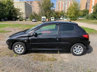 2008 Peugeot 206, чёрный, 195000 рублей, вид 4