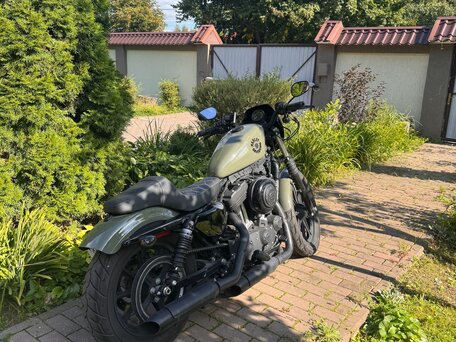 2021 Harley-Davidson Sportster 1200, зелёный, 970000 рублей, вид 4