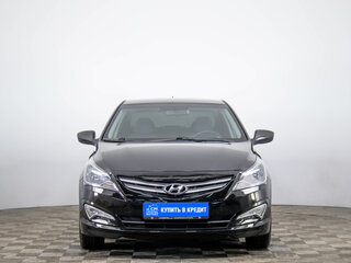 2016 Hyundai Solaris I Рестайлинг, чёрный, 1139000 рублей, вид 2