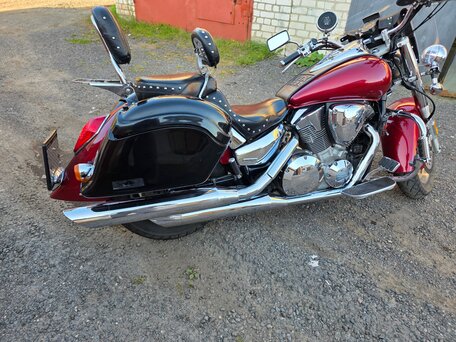 2005 Honda VTX 1300, красный, 640000 рублей, вид 3