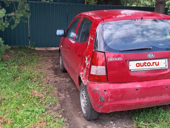 2007 Kia Picanto I, красный - вид 3