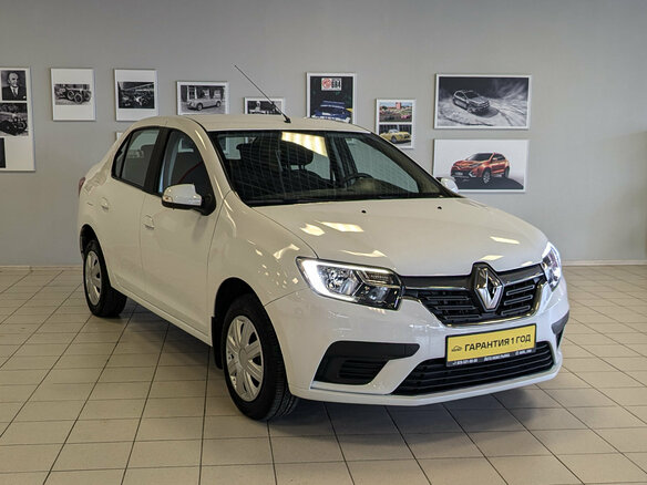 2021 Renault Logan II Рестайлинг, белый, 949500 рублей